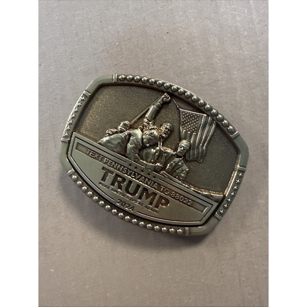 Donald Trump 2024 Belt Buckle Collectibles -Make America Great Again-Trump Merch